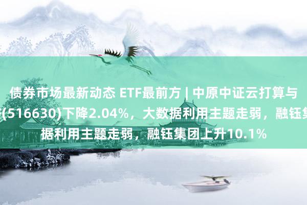 债券市场最新动态 ETF最前方 | 中原中证云打算与大数据主题ETF(516630)下降2.04%，大数据利用主题走弱，融钰集团上升10.1%