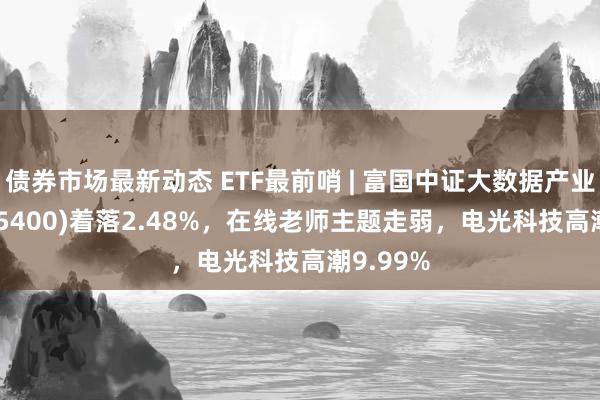 债券市场最新动态 ETF最前哨 | 富国中证大数据产业ETF(515400)着落2.48%，在线老师主题走弱，电光科技高潮9.99%