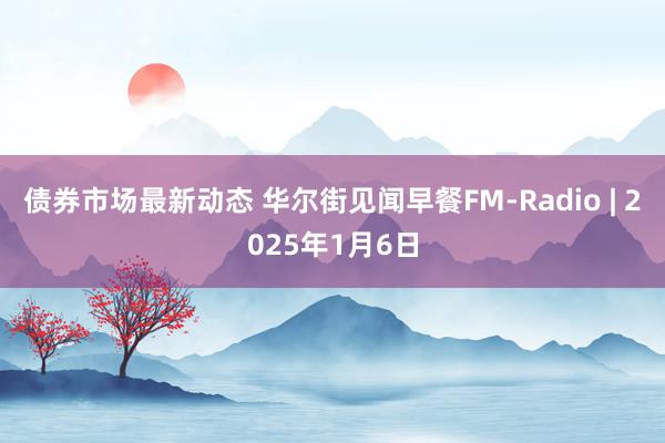 债券市场最新动态 华尔街见闻早餐FM-Radio | 2025年1月6日